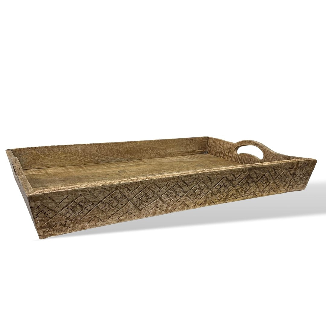 Large deals wooden tray