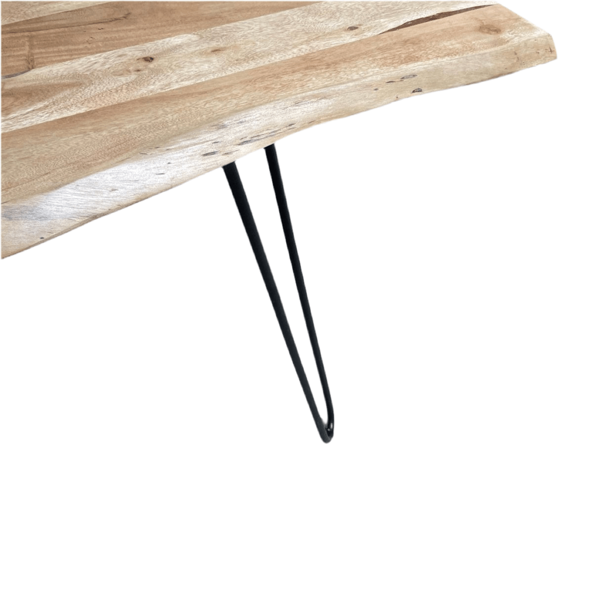 79 inch Embrun Acacia wood Dining Table - Rustic Furniture Outlet