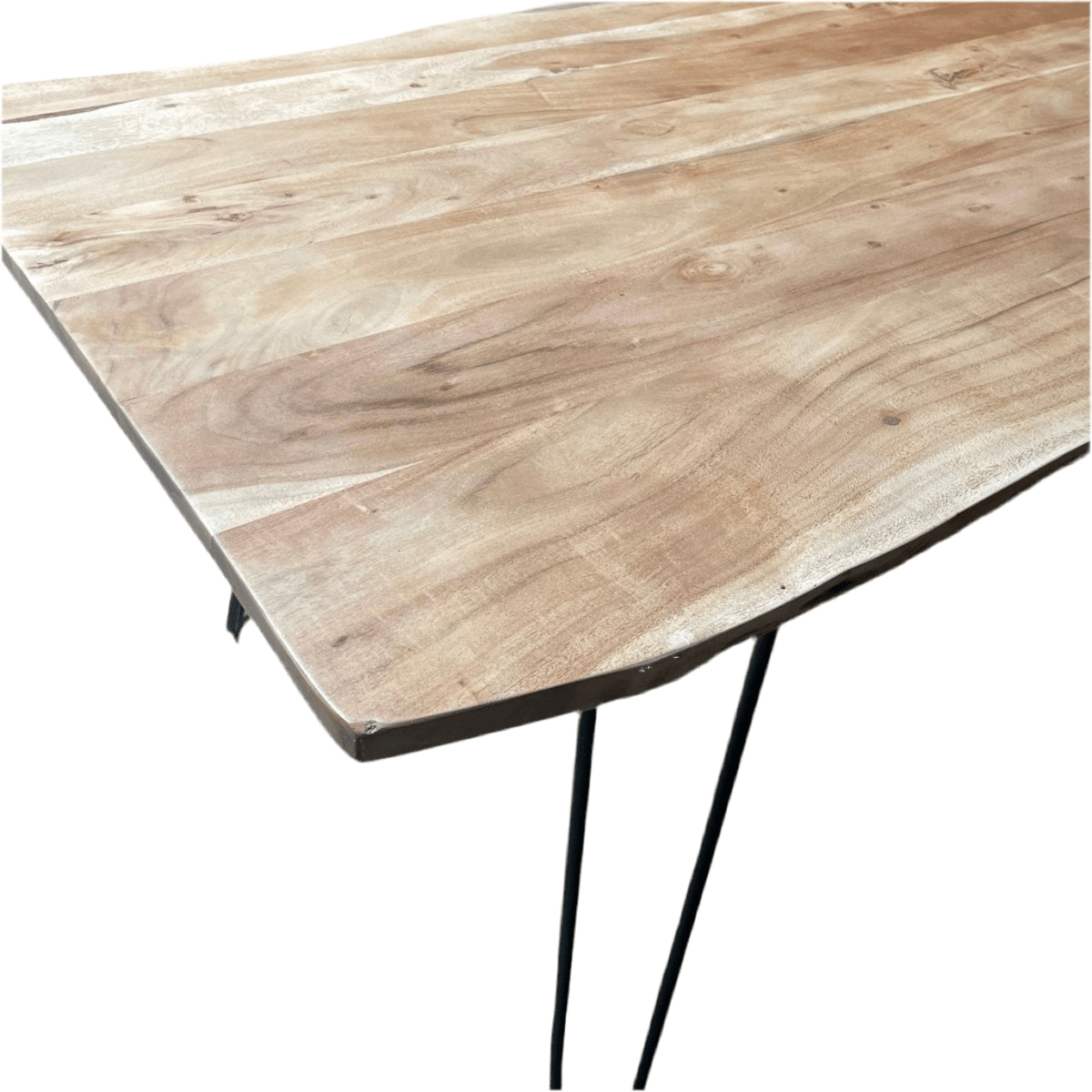 79 inch Embrun Acacia wood Dining Table - Rustic Furniture Outlet