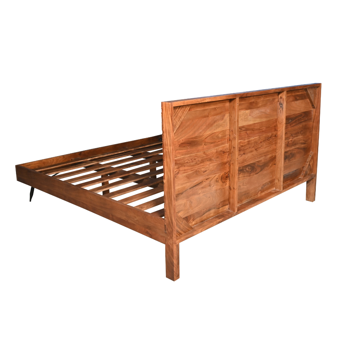 ARIA - Acacia Wood Bed