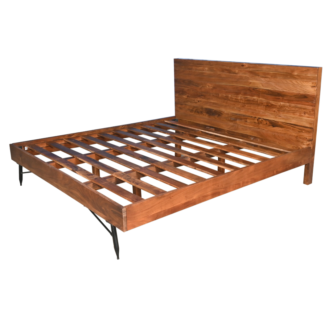 ARIA - Acacia Wood Bed