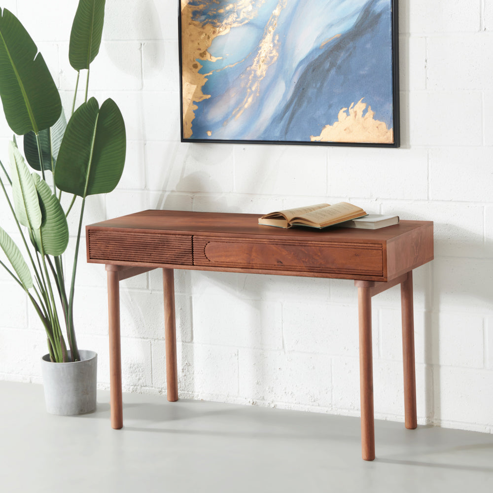 Solid mango wood desk