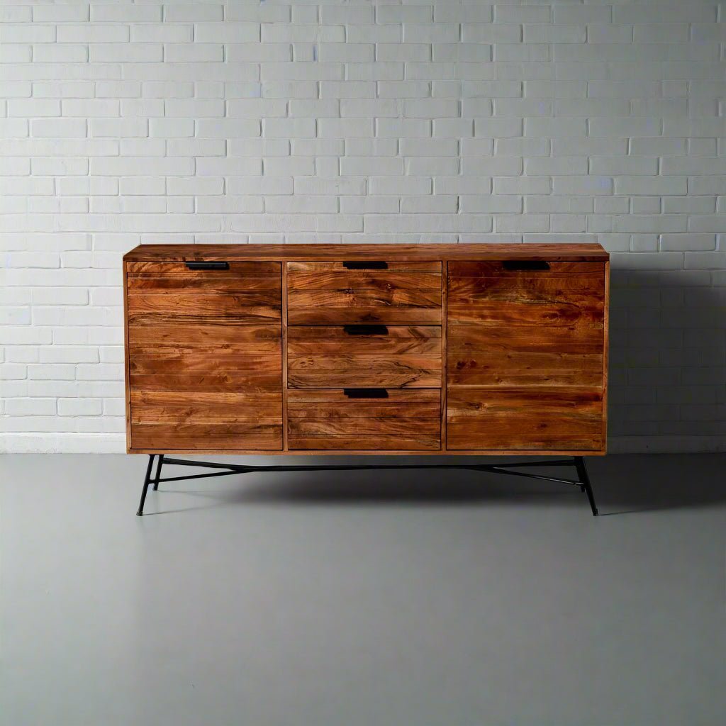 ARIA - Acacia Wood Sideboard - Rustic Furniture Outlet