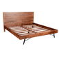 ARIA - King Acacia Wood Bed - Rustic Furniture Outlet