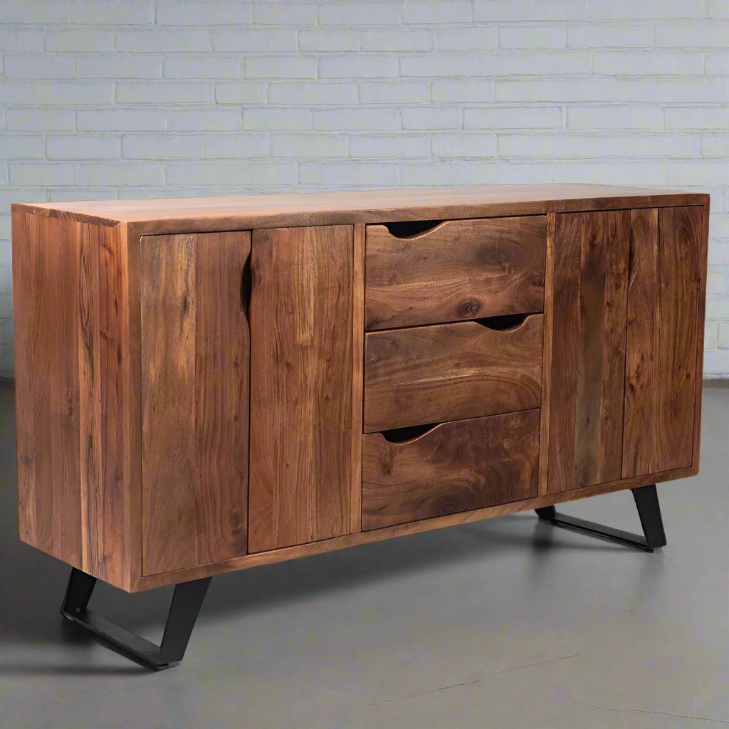 AROSA - Acacia wood Sideboard - Rustic Furniture Outlet