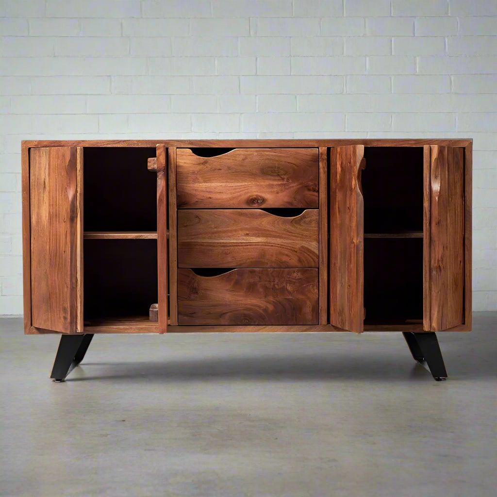 AROSA - Acacia wood Sideboard - Rustic Furniture Outlet