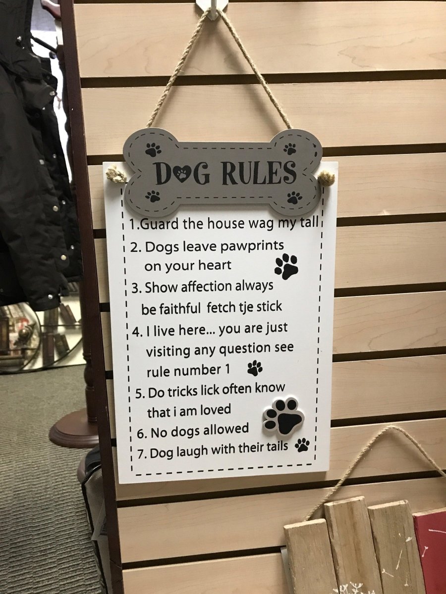 Dog rules - Rustic Furniture Outlet