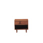 ELLIPSE - Mango Wood Night Stand - Rustic Furniture Outlet