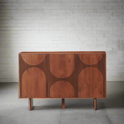 ELLIPSE - Mango Wood Sideboard - Rustic Furniture Outlet