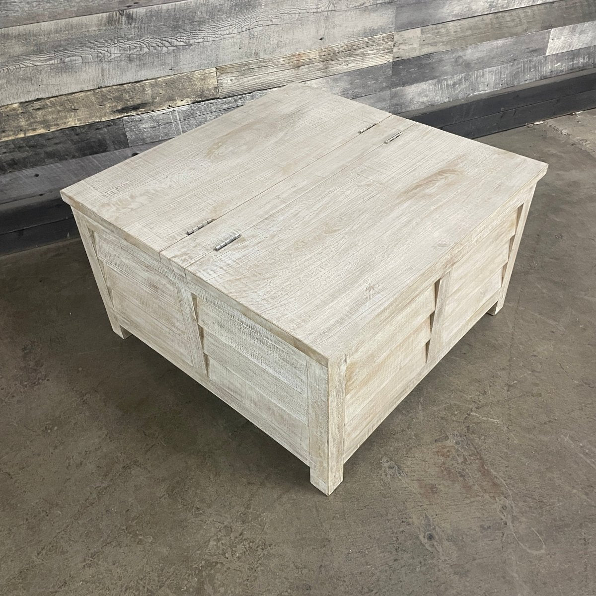 Hampton Square Coffee Table trunk - Rustic Furniture Outlet