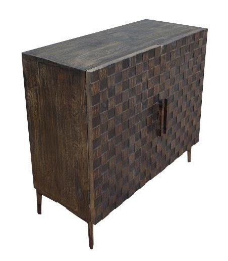 Buffet à porte en bois de manguier Ineos 2 - Rustic Furniture Outlet