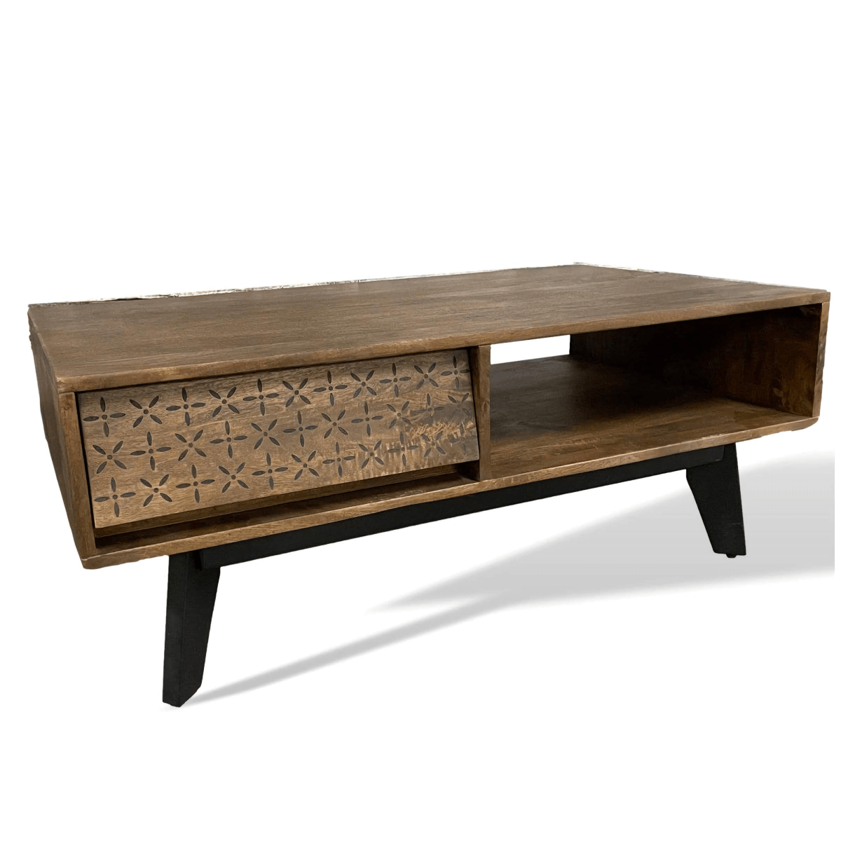 Knox Mango Wood Coffee Table - Rustic Furniture Outlet