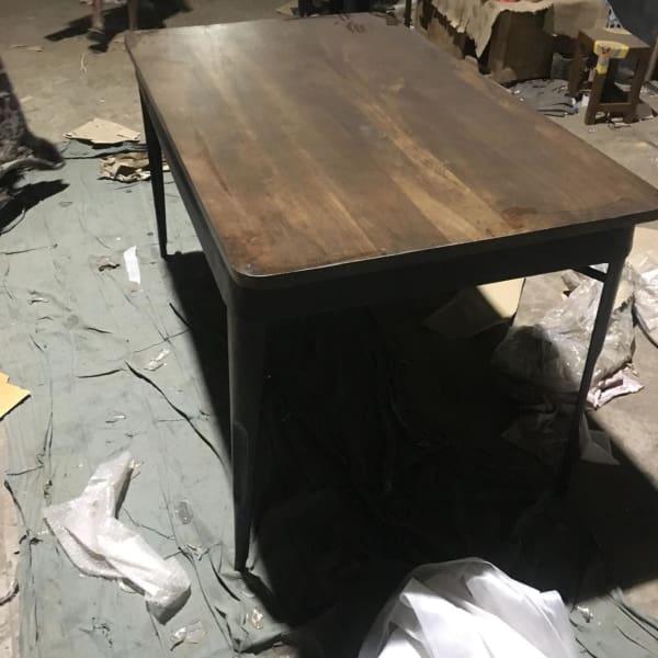 LARGE TOLIX TABLE - Rustic Furniture Outlet