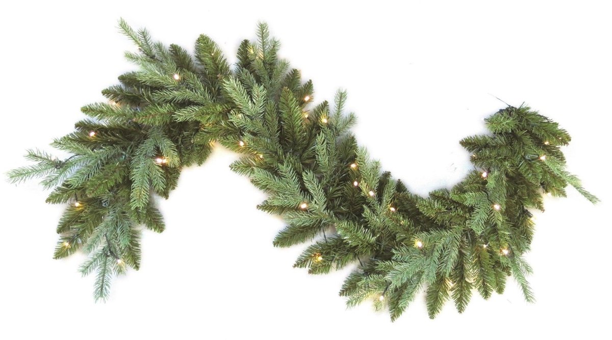 LED Xmas Pine garland - Rustic Furniture Outlet