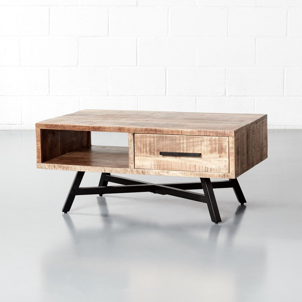 MAURA - Mango Wood Coffee Table - Rustic Furniture Outlet