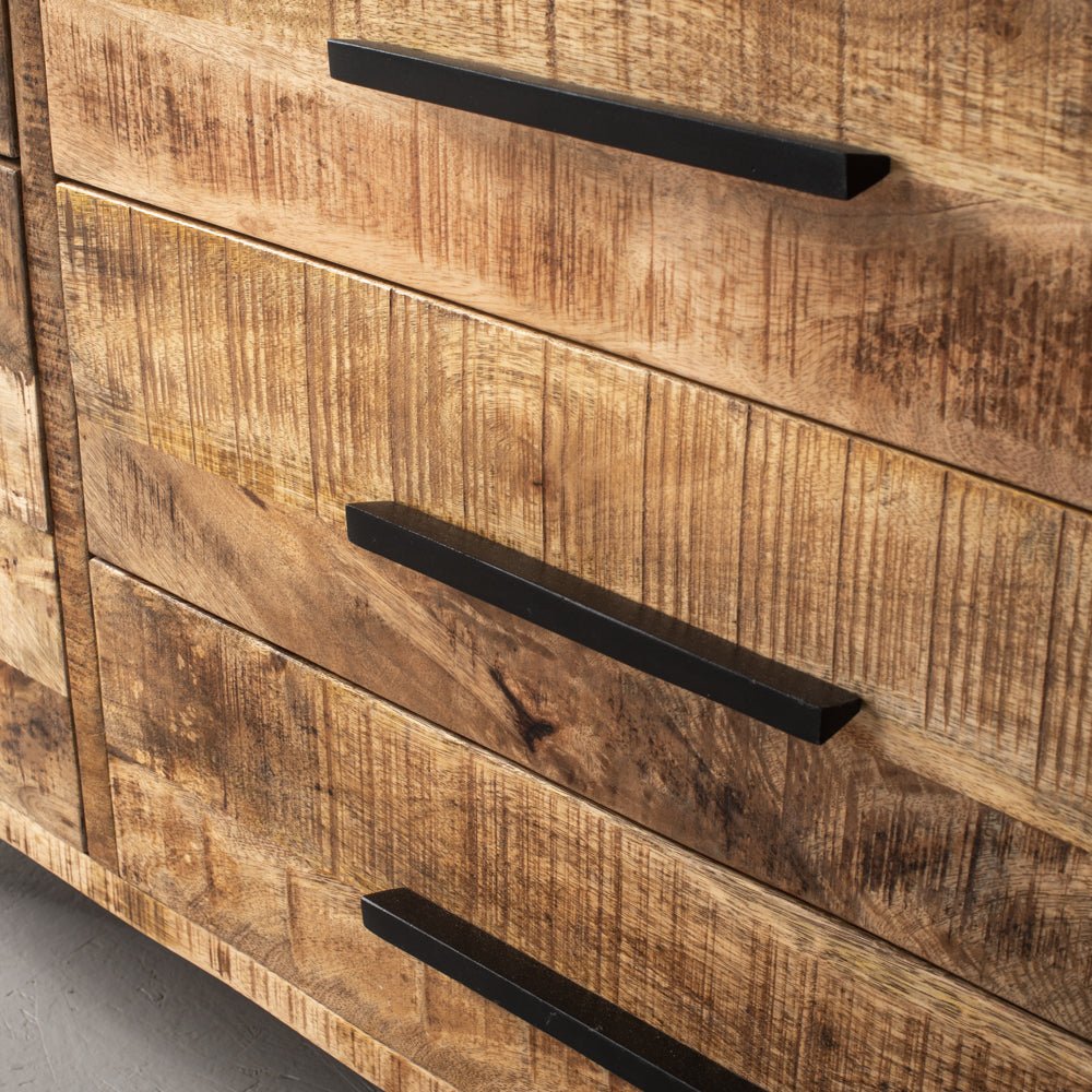 MAURA - Mango Wood Dresser - Rustic Furniture Outlet