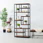 MEDELLIN - Acacia Wood Open Bookcase - Rustic Furniture Outlet