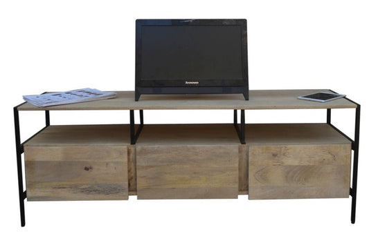 Merapi medium plasma TV stand - Rustic Furniture Outlet