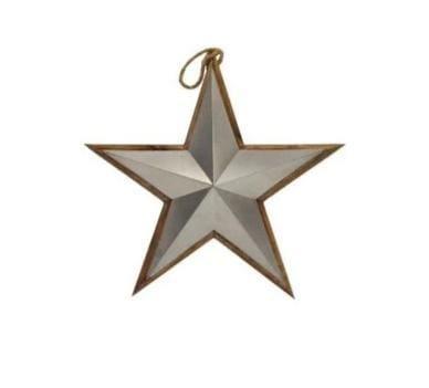 METAL WALL ART STAR AND ROPE (SMALL) - Rustic Furniture Outlet