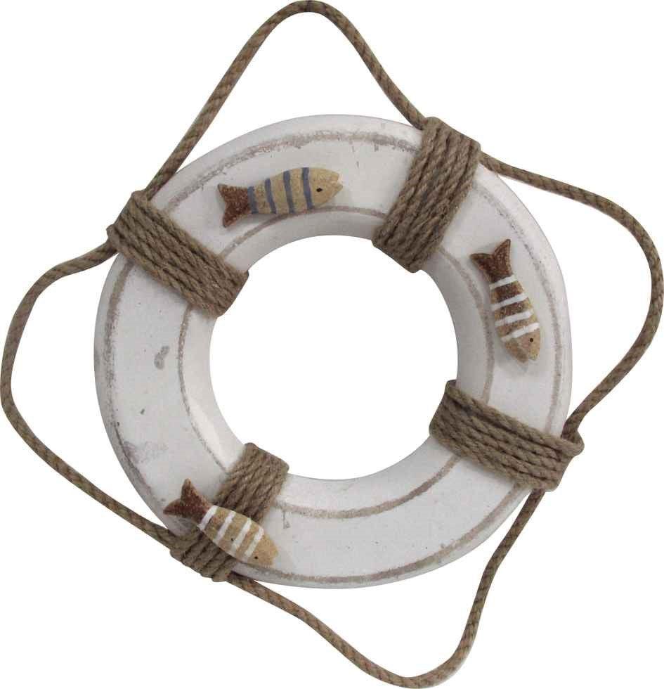 Nautical Wooden Life Preserver - Rustic Furniture Outlet