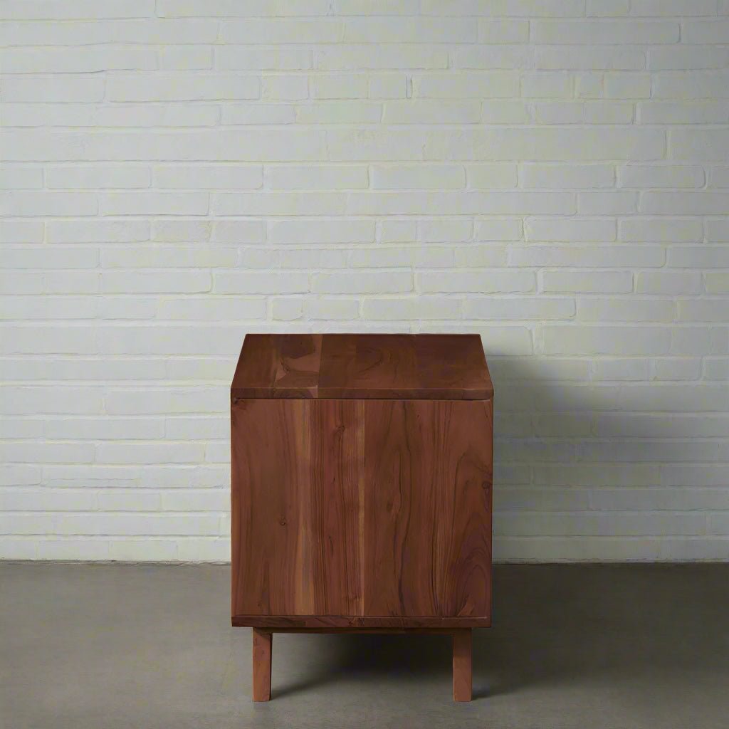 OSAKA - Acacia Wood Nightstand - Rustic Furniture Outlet