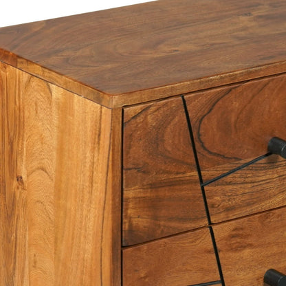 PALMA - Acacia wood Nightstand - Rustic Furniture Outlet