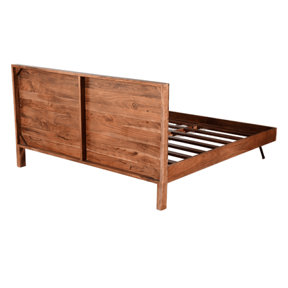 PALMA - Queen Acacia Wood Bed - Rustic Furniture Outlet