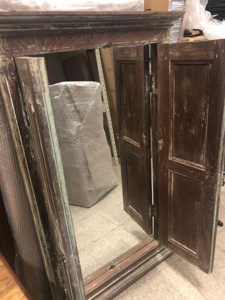 RIVERSIDE MIRROR WITH OLD DOORS * - Rustic Furniture Outlet