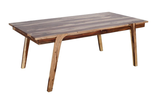 SARI - Handmade Sheesham Wood Dining Table in Natural - Rustic Furniture Outlet