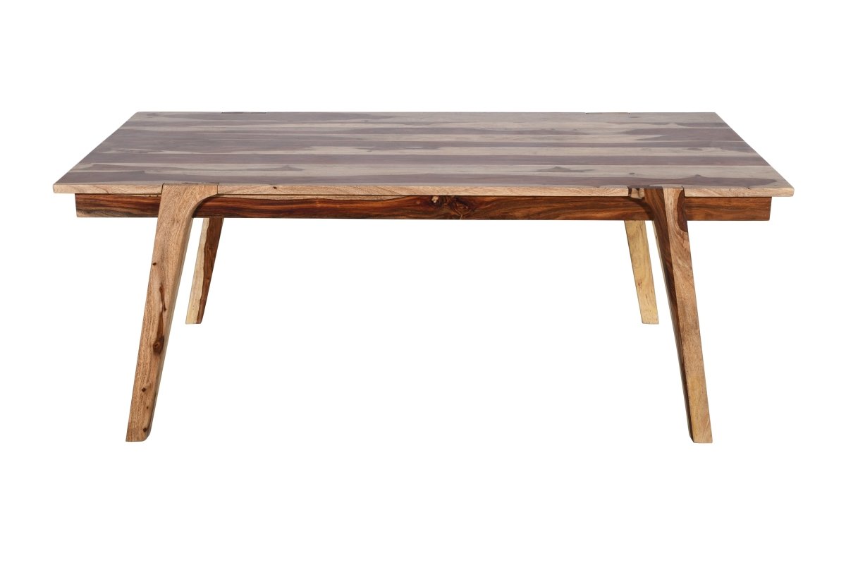 SARI - Handmade Sheesham Wood Dining Table in Natural - Rustic Furniture Outlet