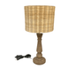 Sawana Boho Table Lamp with Rattan Lamp Shade - Rustic Furniture Outlet