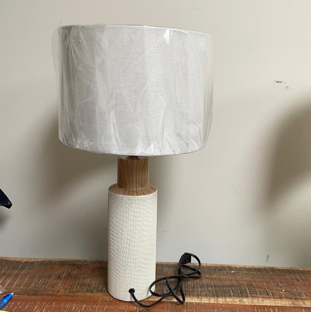 Small Table Lamp Wood Accents - Rustic Furniture Outlet