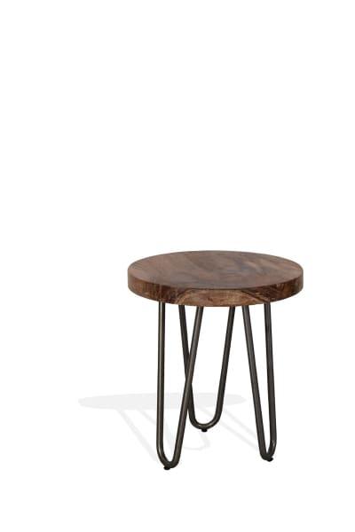 Suar Hairpin Side Table - Rustic Furniture Outlet