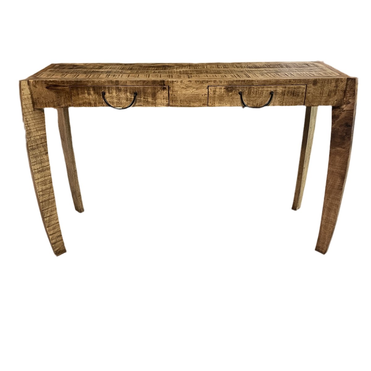 Sunburst Mango wood Console Table - Rustic Furniture Outlet