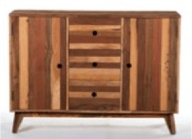 TIETON 2 DOOR 3 DRAWER BUFFET - Rustic Furniture Outlet