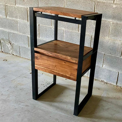 URBAN - Night table with 1 drawer - Rustic Furniture Outlet