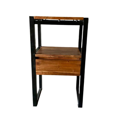 URBAN - Night table with 1 drawer - Rustic Furniture Outlet