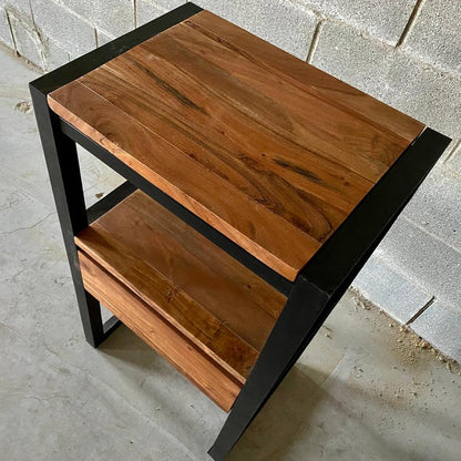 URBAN - Night table with 1 drawer - Rustic Furniture Outlet