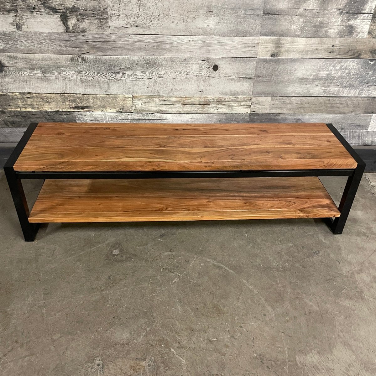 URBAN - TV cabinet with 2 open shelves - Rustic Furniture Outlet