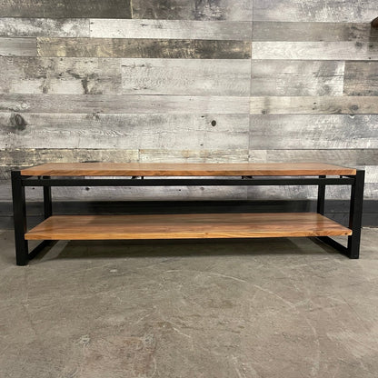 URBAN - TV cabinet with 2 open shelves - Rustic Furniture Outlet