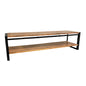 URBAN - TV cabinet with 2 open shelves - Rustic Furniture Outlet