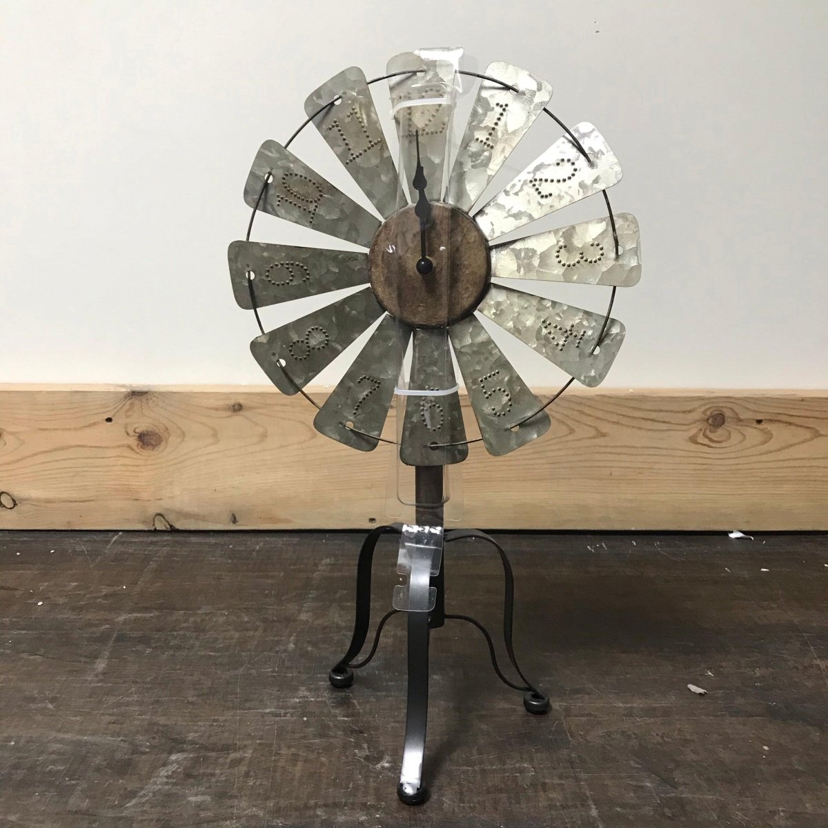 Windmill Table Clock II - Rustic Furniture Outlet