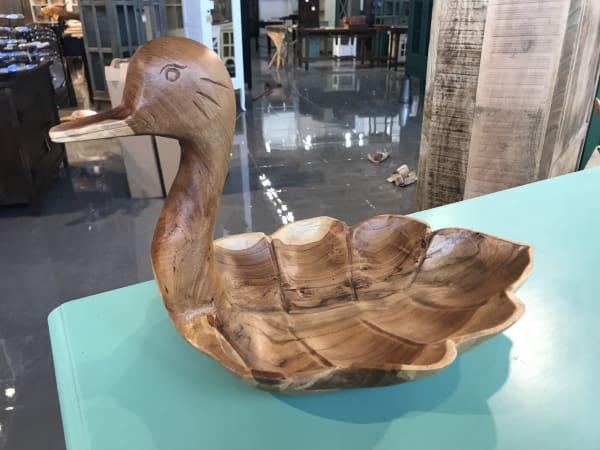 Wood Duck Serving dish - Rustic Furniture Outlet