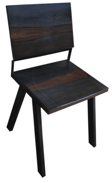 ZEN SHEESHAM DINING CHAIR - Rustic Furniture Outlet