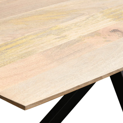 Anna 80 inch Mango wood dining table - Rustic Furniture Outlet