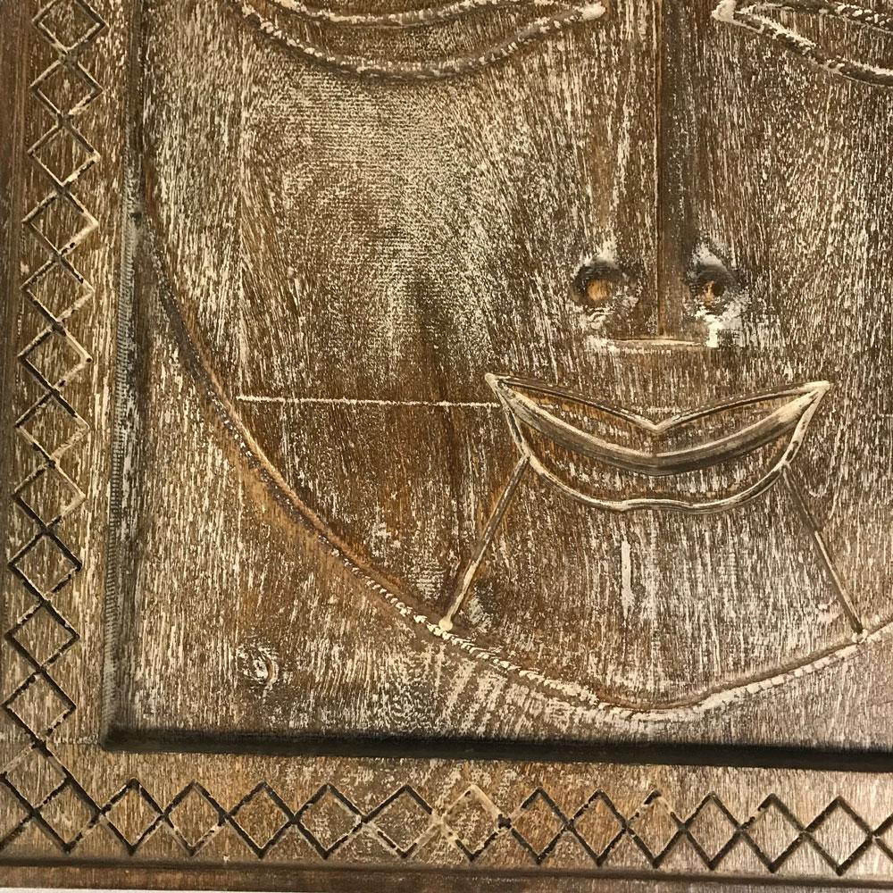 Buddha face wall panel - Rustic Furniture Outlet