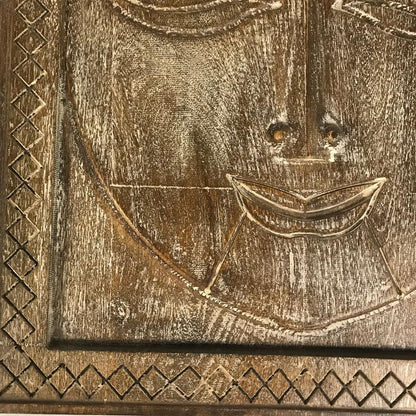 Buddha face wall panel - Rustic Furniture Outlet