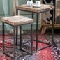 Danny Set of Two Nesting End tables - Rustic Furniture Outlet