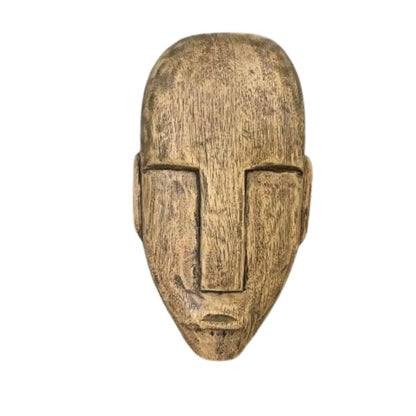 Decorative carved wooden mask - Rustic Furniture Outlet