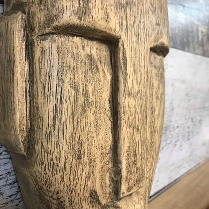 Decorative carved wooden mask - Rustic Furniture Outlet